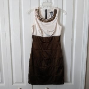 Olive and Cream Dress Size 4